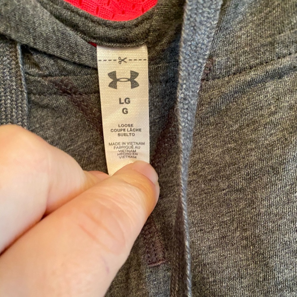 Under amour hoodied workout tank